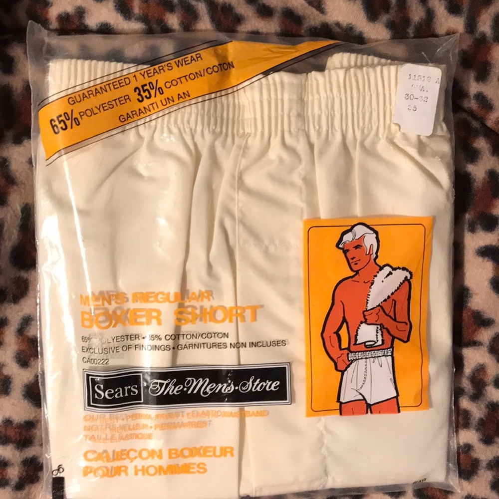 Vintage Sears “The Men’s Store” NEW in PACKAGE boxers